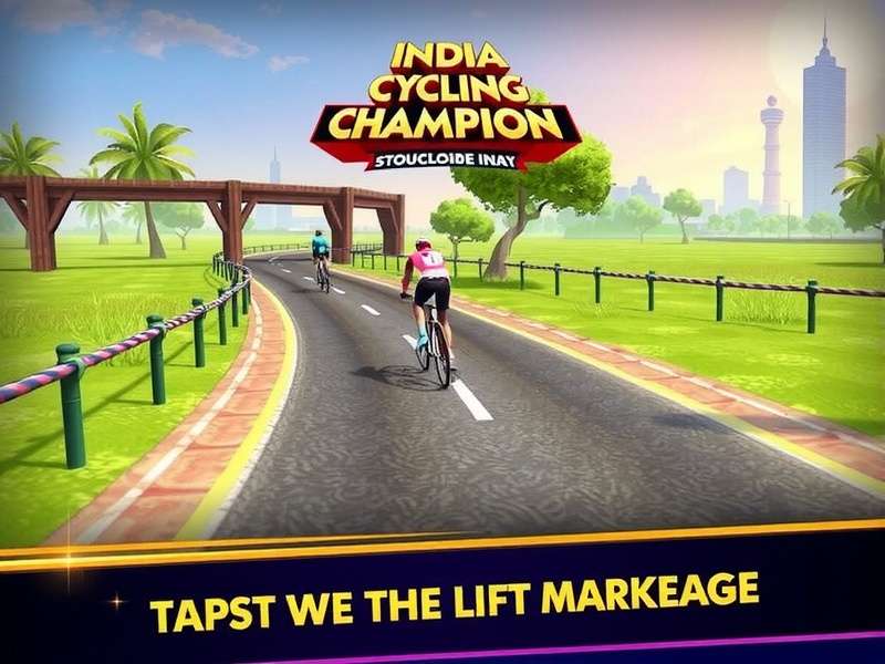 India Cycling Champion Gameplay India Cycling Champion Game Screenshot